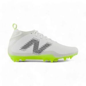 New Balance lacrosse cleats - White and Neon Green
